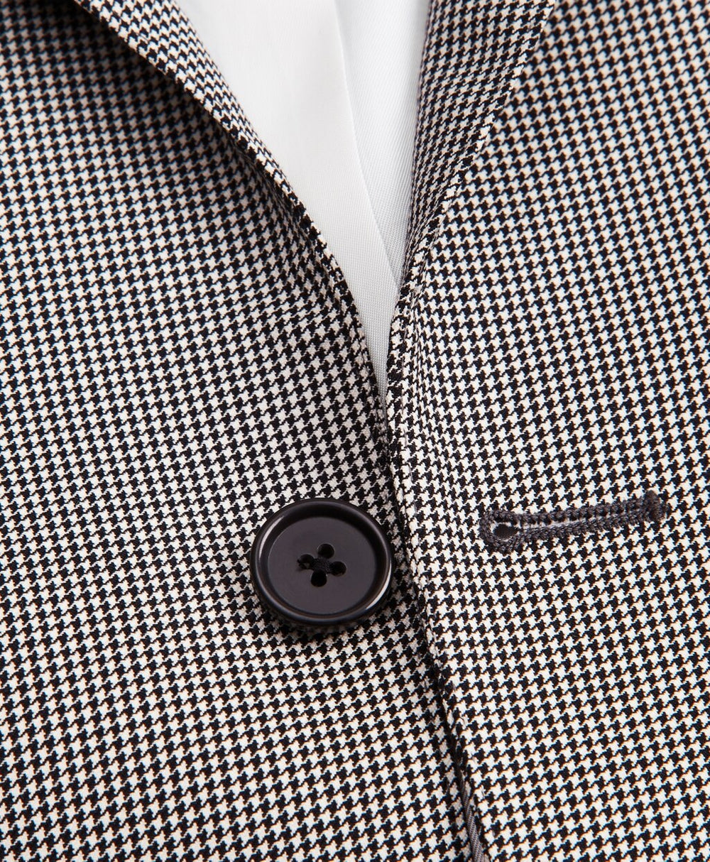 Brooks Brothers Men Regent Fit Three-Button Houndstooth 1818 Suit