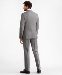 Brooks Brothers Men Regent Fit Two-Button Grey 1818 Suit