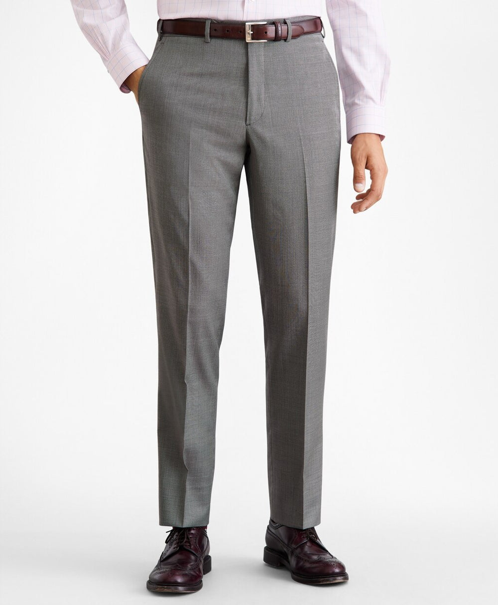 Brooks Brothers Men Regent Fit Two-Button Grey 1818 Suit