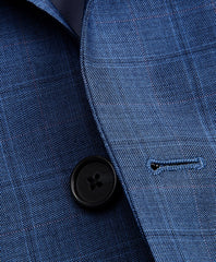Brooks Brothers Men Regent Fit Two-Button Plaid 1818 Suit