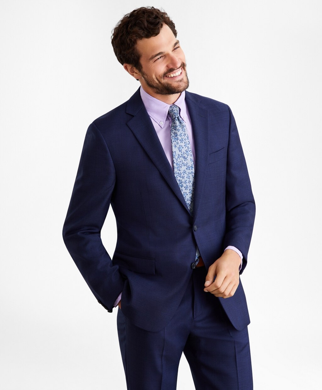 Brooks Brothers Men Regent Fit Wool Two-Button 1818 Suit