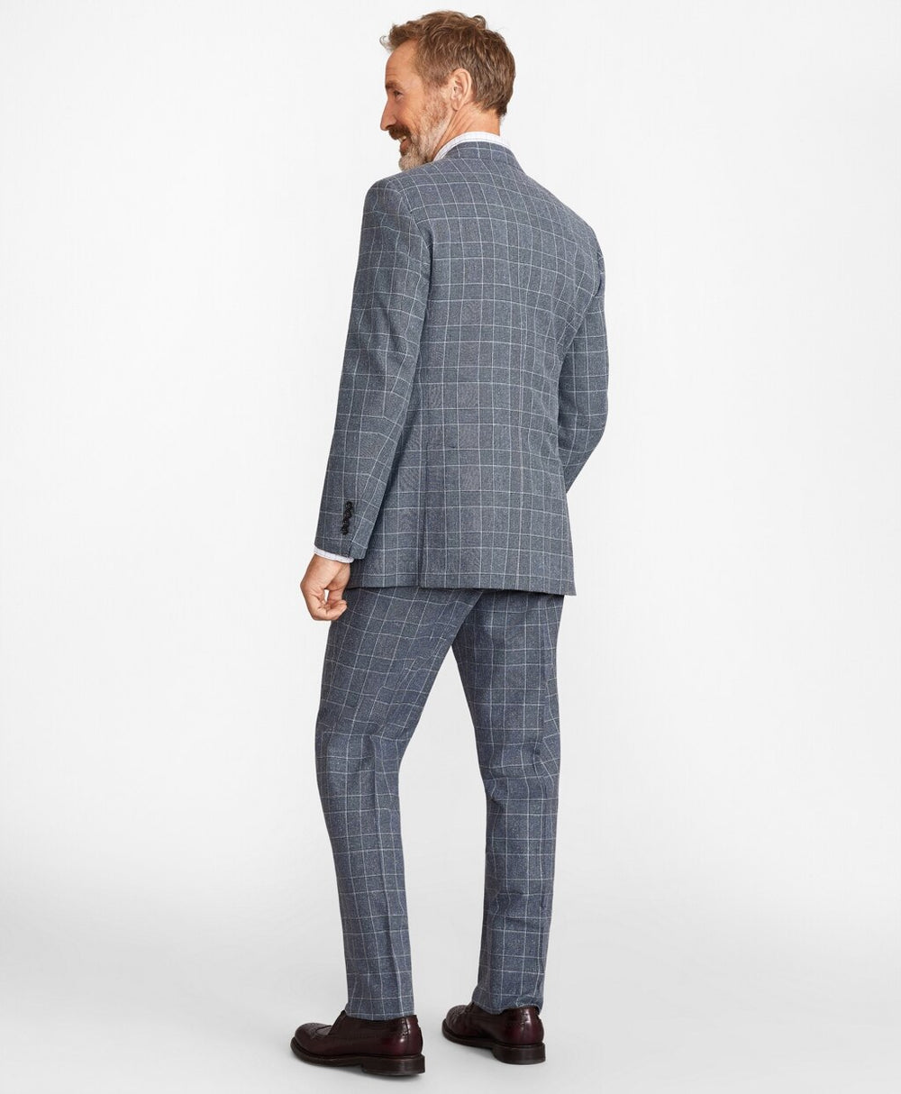 Brooks Brothers Men Madison Fit Combo Check 1818 Suit