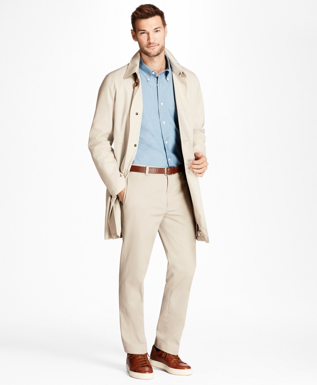 Brooks Brothers Men Newbury Trench Coat