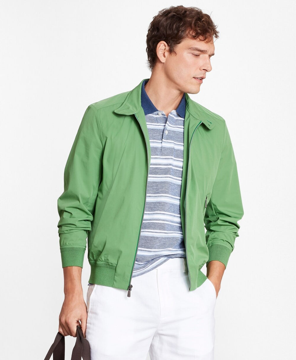 Brooks Brothers Men Ultralight Stretch Bomber Jacket