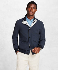 Brooks Brothers Men Golden Fleece® Seersucker Reversible Bomber