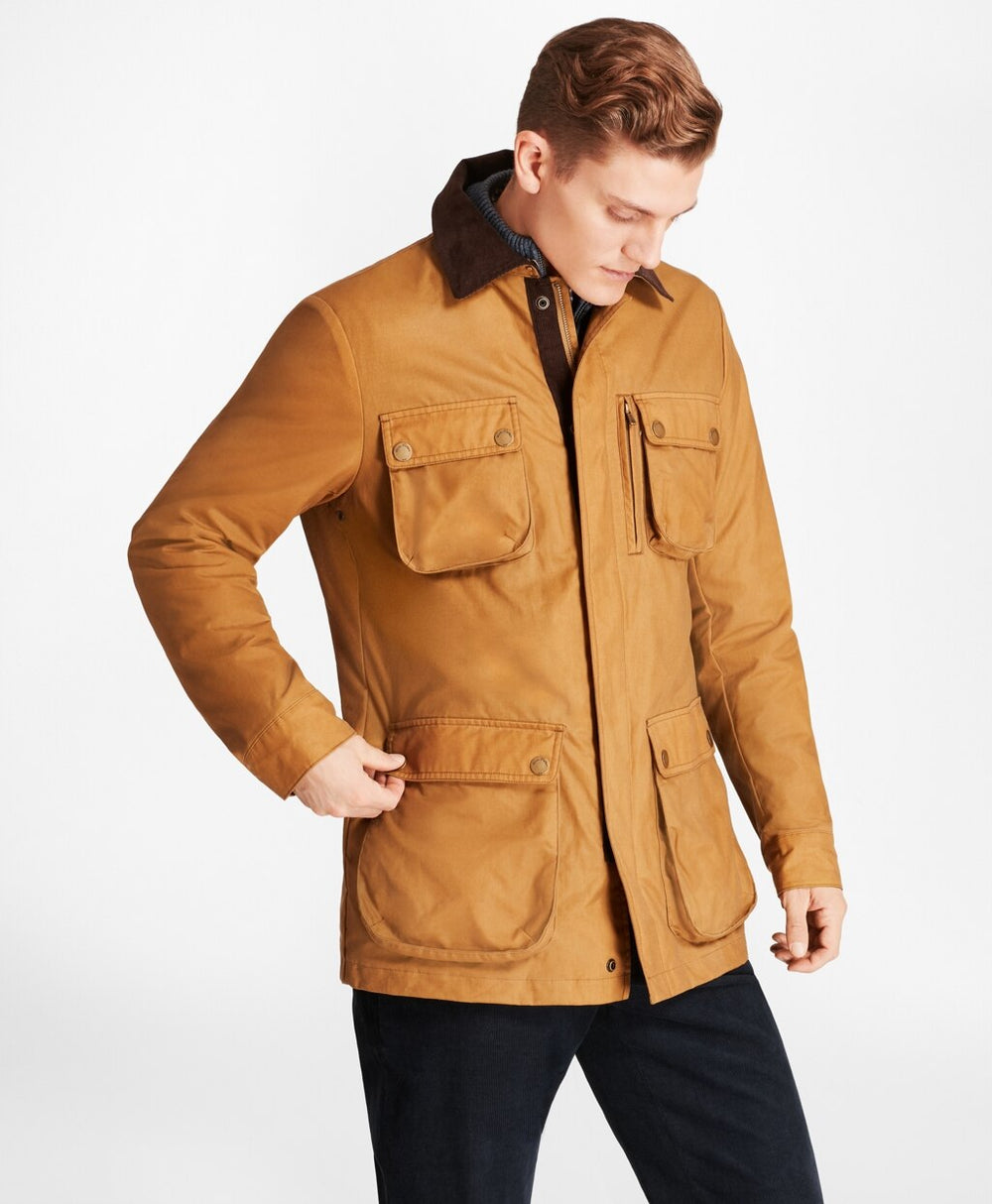 Brooks Brothers Men Waxed Field Jacket