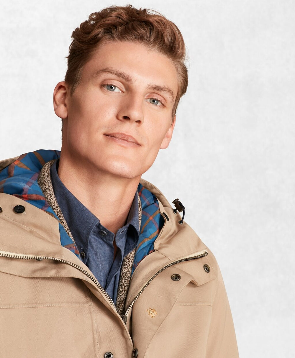 Brooks Brothers Men Golden Fleece® 2-in-1 Twill Parka