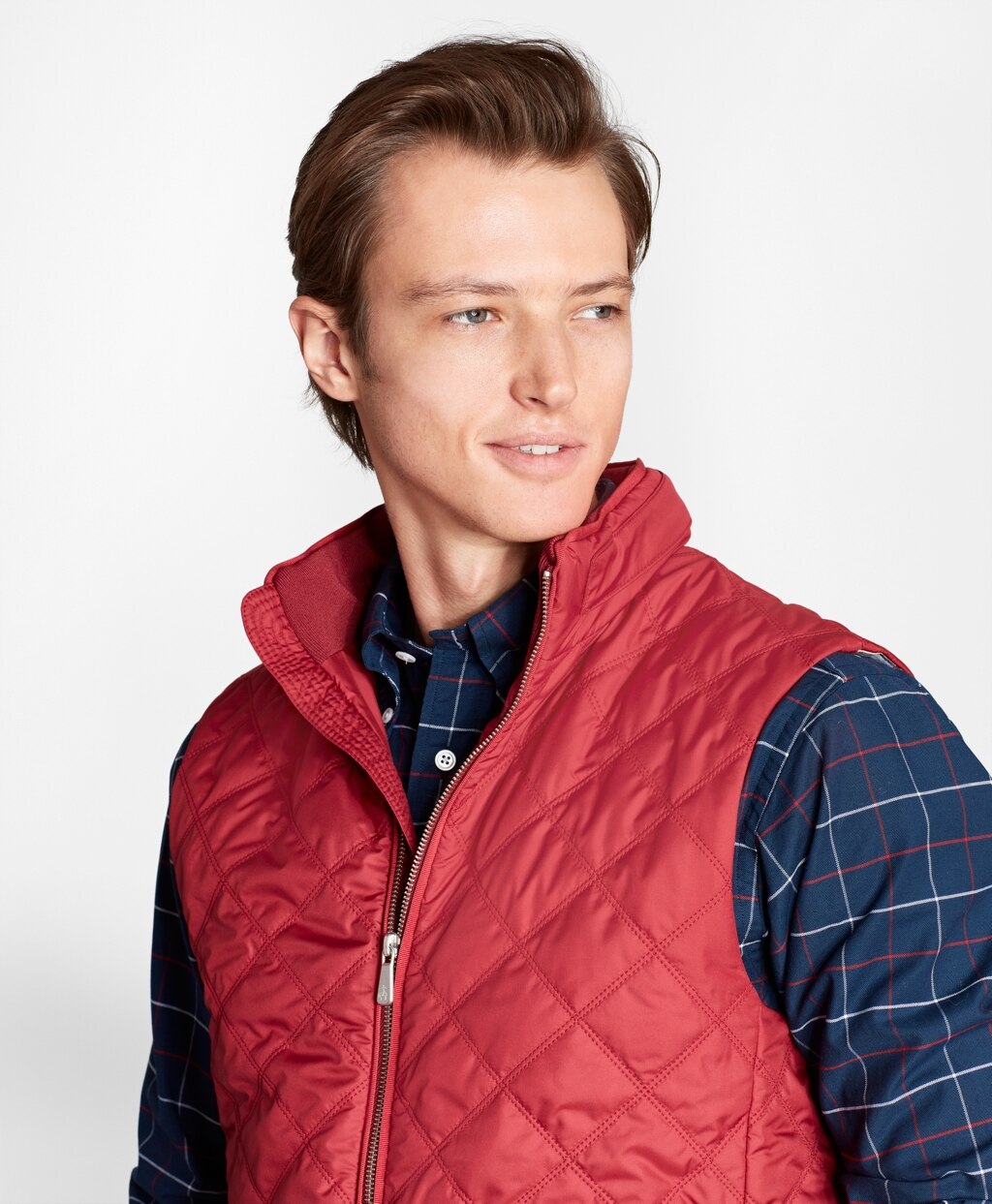 Brooks Brothers Men Diamond Quilted Vest
