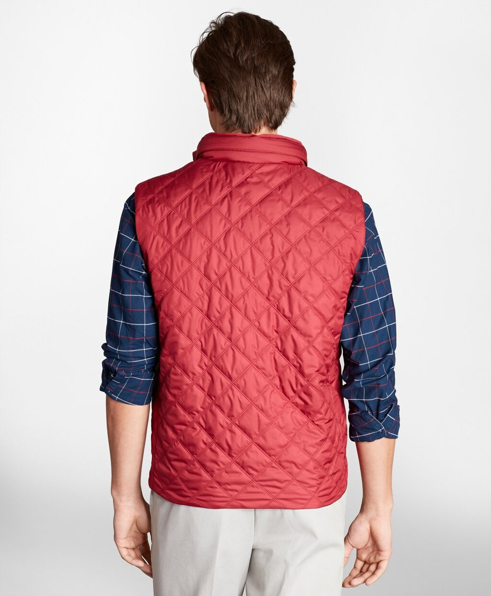 Brooks Brothers Men Diamond Quilted Vest