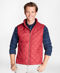 Brooks Brothers Men Diamond Quilted Vest