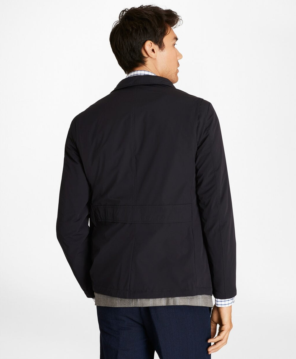 Brooks Brothers Men Water-Repellent Stretch Hybrid Jacket