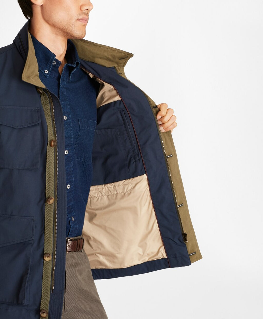 Brooks Brothers Men Water-Repellent Field Jacket