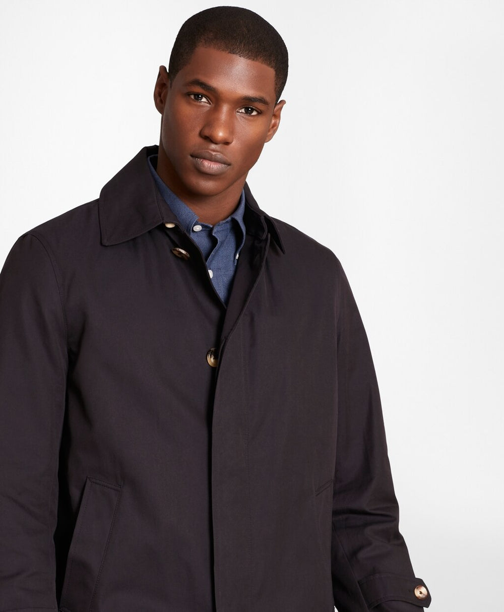 Brooks Brothers Men Single-Breasted Trench Coat