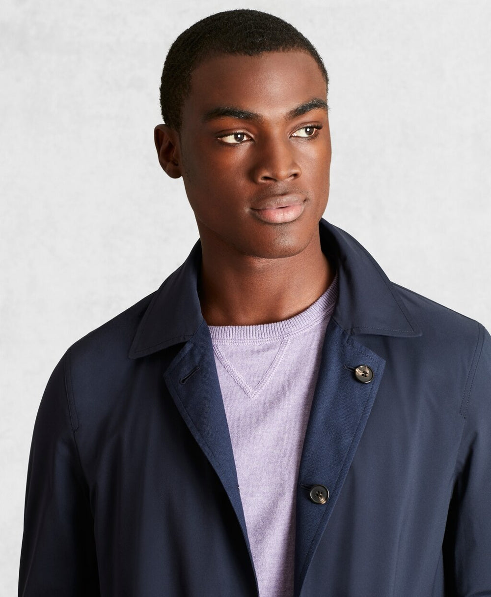 Brooks Brothers Men Golden Fleece® Reversible Packable Trench Coat
