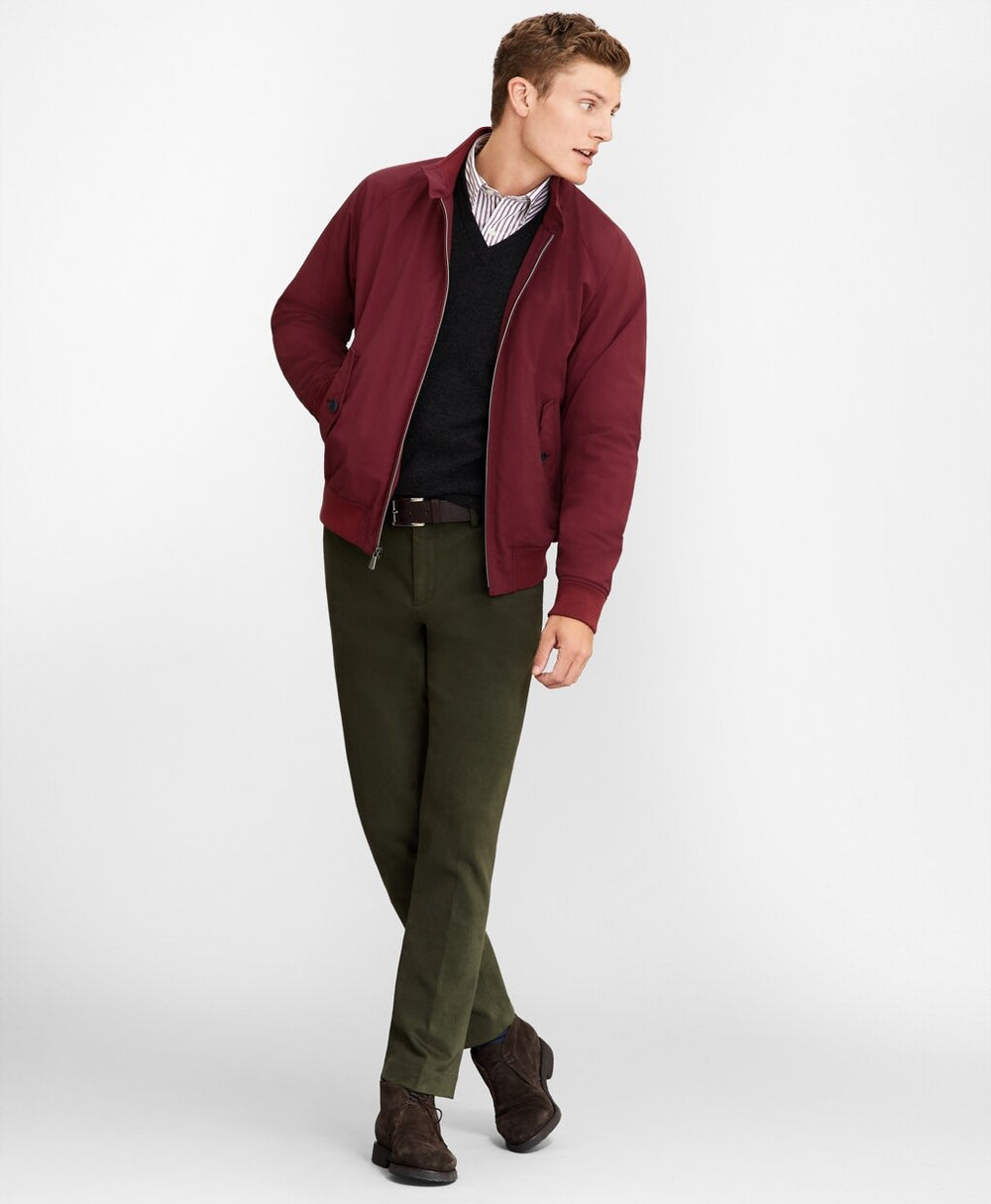 Brooks Brothers Men Vintage Bomber Jacket