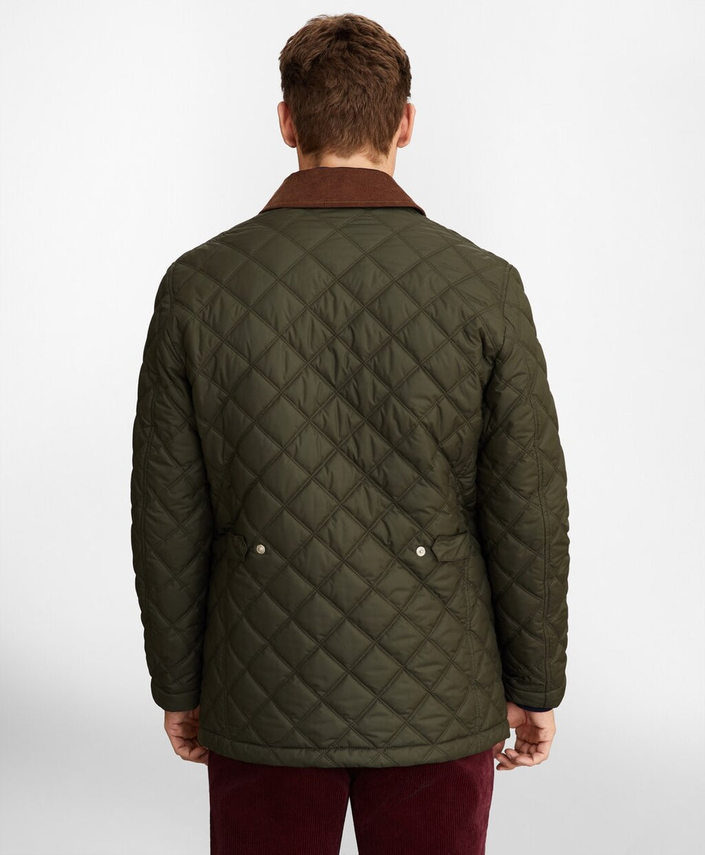 Brooks Brothers Men Diamond Quilted Jacket