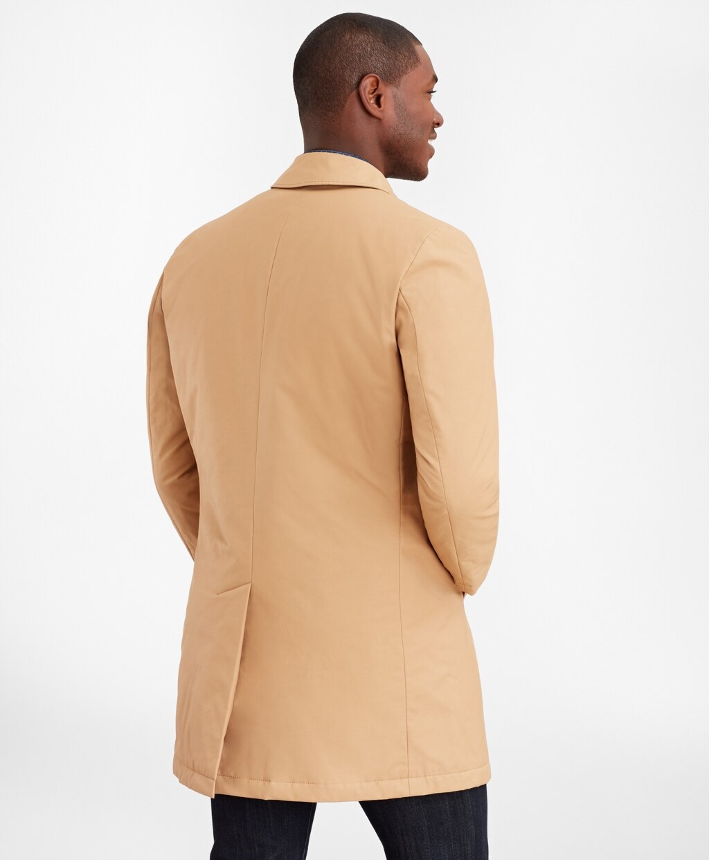 Brooks Brothers Men Removable-Lining Trench Coat