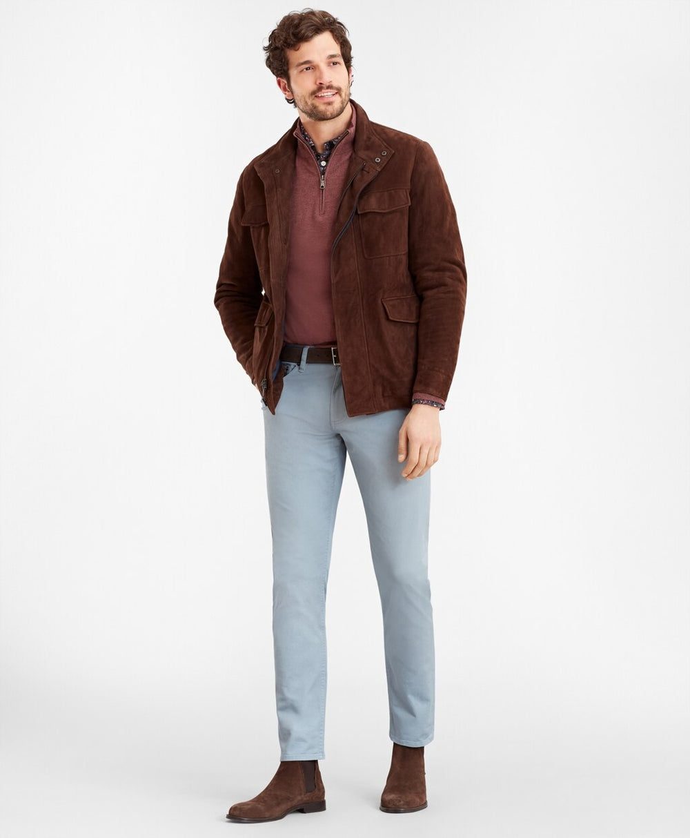 Brooks Brothers Men Suede Field Jacket