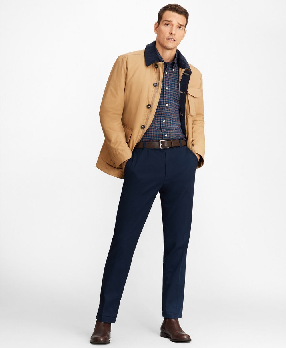 Brooks Brothers Men Removable-Lining Barn Coat