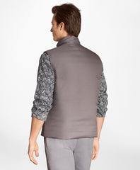 Brooks Brothers Men Reversible Quilted Down Vest