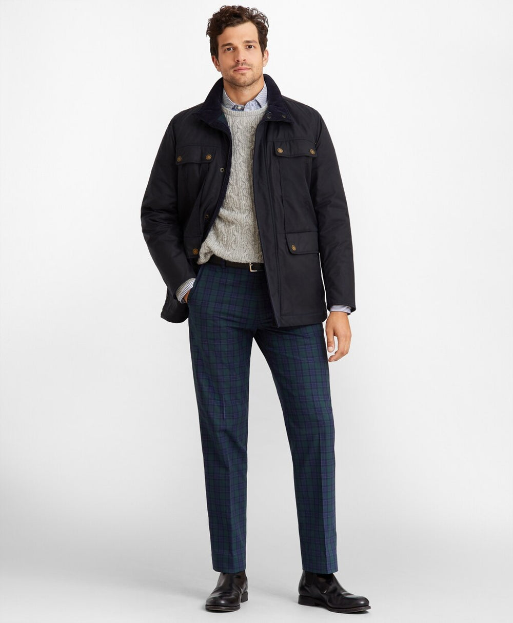 Brooks Brothers Men Waxed Cotton Field Jacket