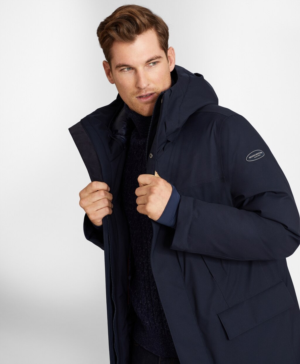 Brooks Brothers Men Polar Series™ Waterproof Tech Parka