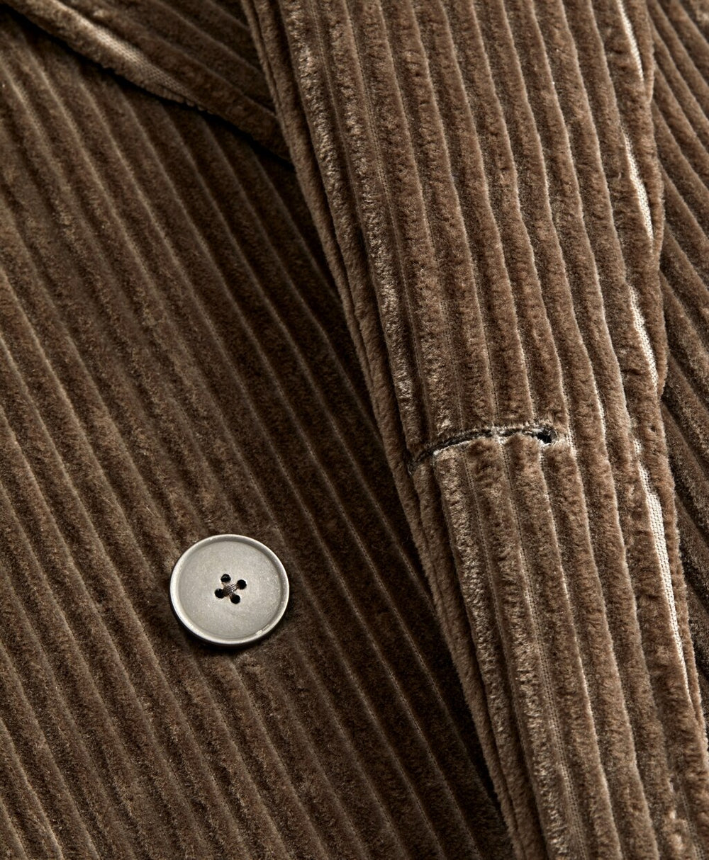 Brooks Brothers Men Golden Fleece® Double-Breasted Corduroy Topcoat