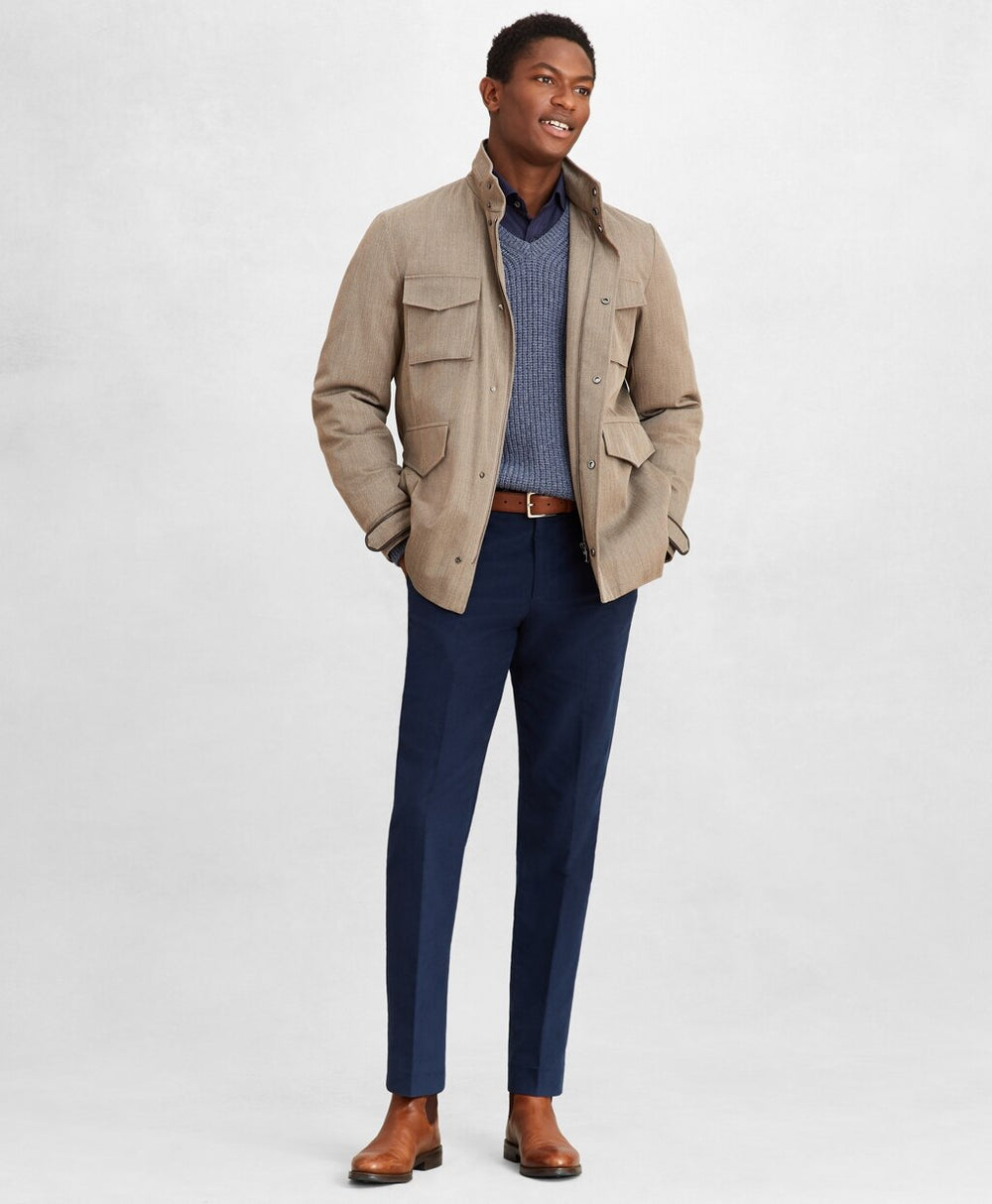 Brooks Brothers Men Golden Fleece® Four-Pocket Field Jacket