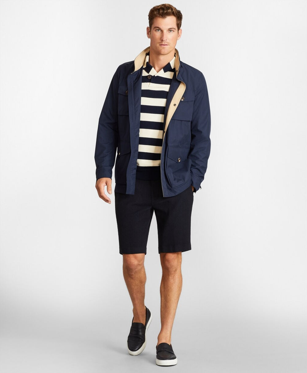Brooks Brothers Men Water-Repellent Packable Field Jacket