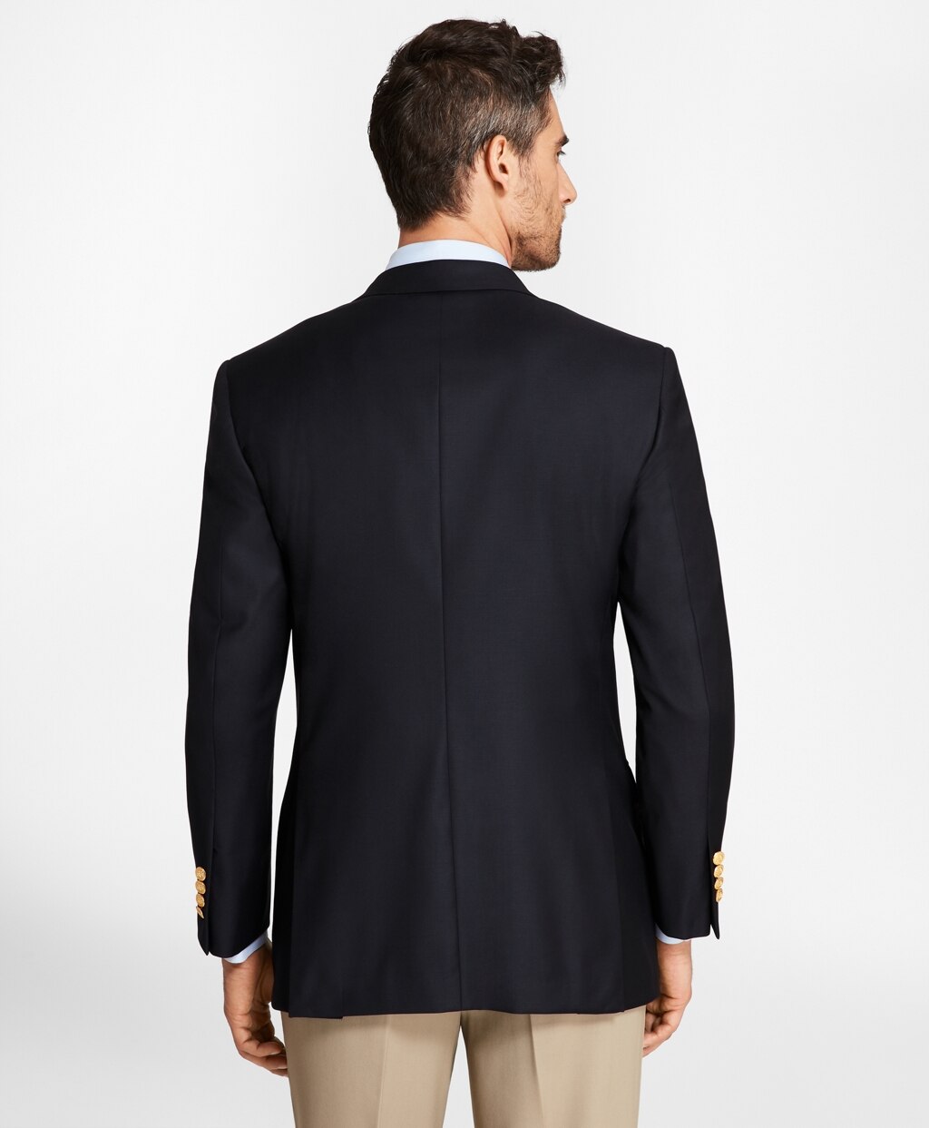 Brooks Brothers Men Country Club Madison Fit Saxxon™ Wool Double-Breasted Blazer