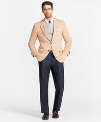 Brooks Brothers Men Madison Fit Camel Hair Sport Coat