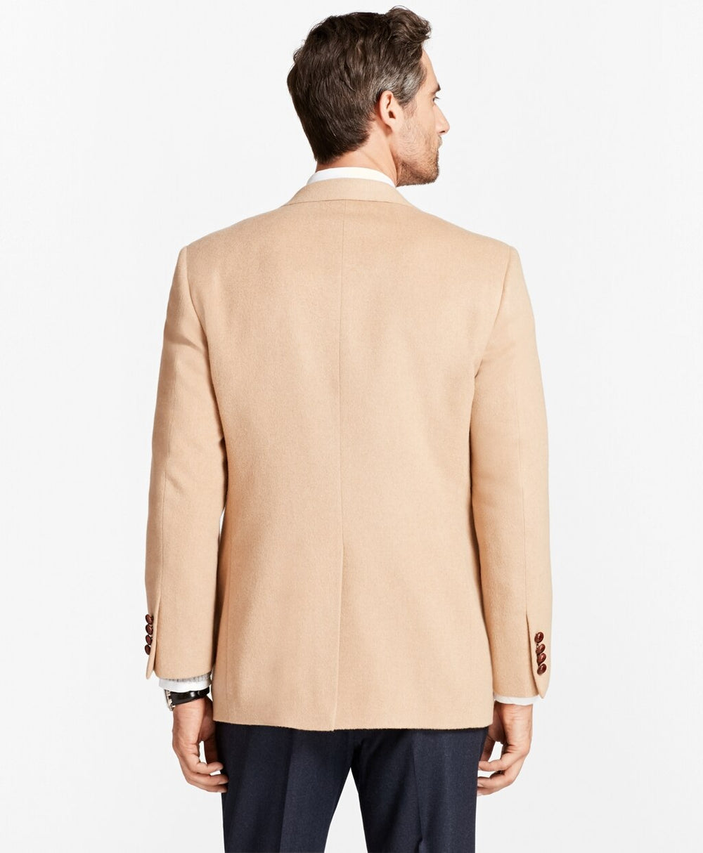 Brooks Brothers Men Madison Fit Camel Hair Sport Coat