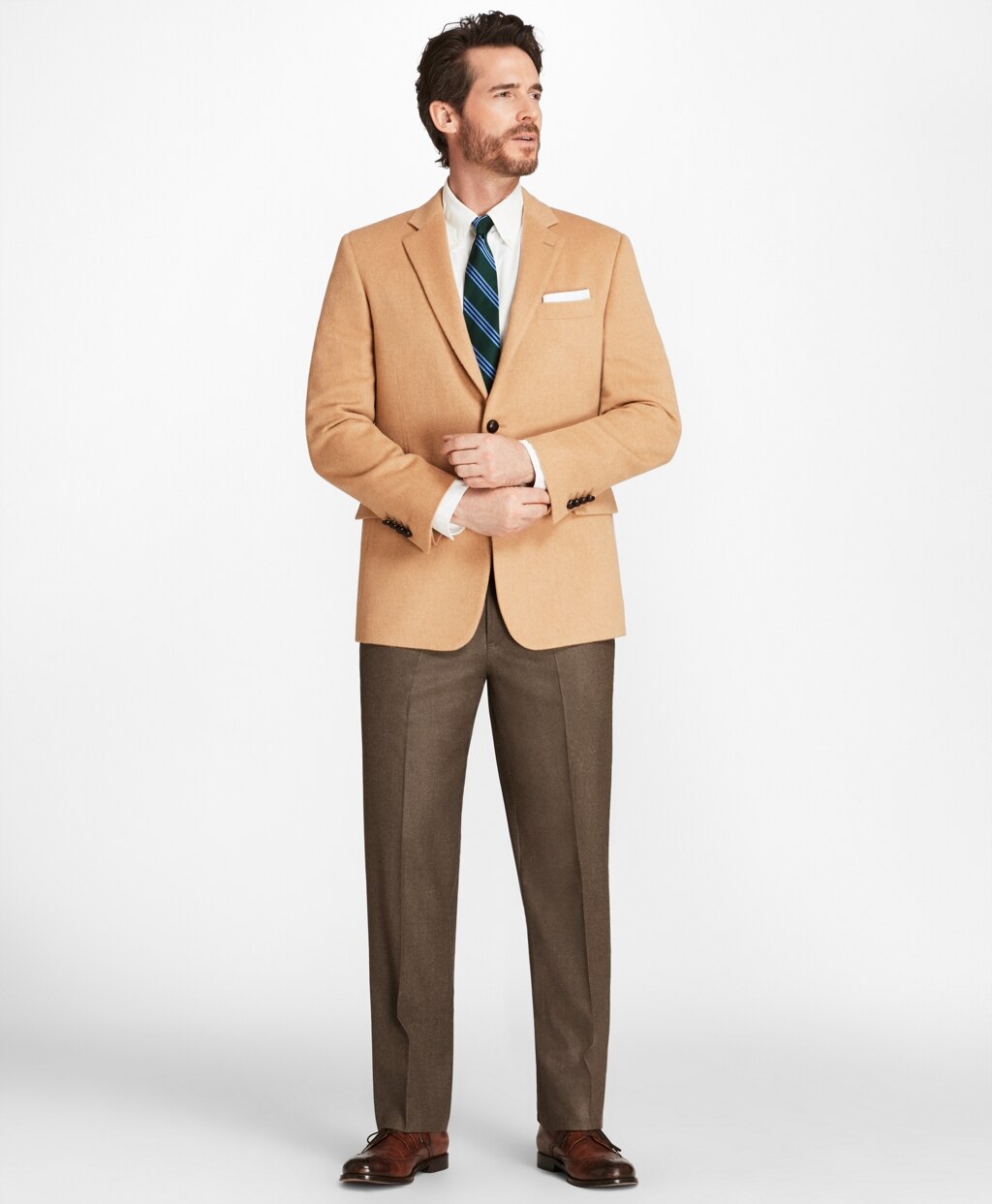 Brooks Brothers Men Regent Fit Camel Hair Sport Coat