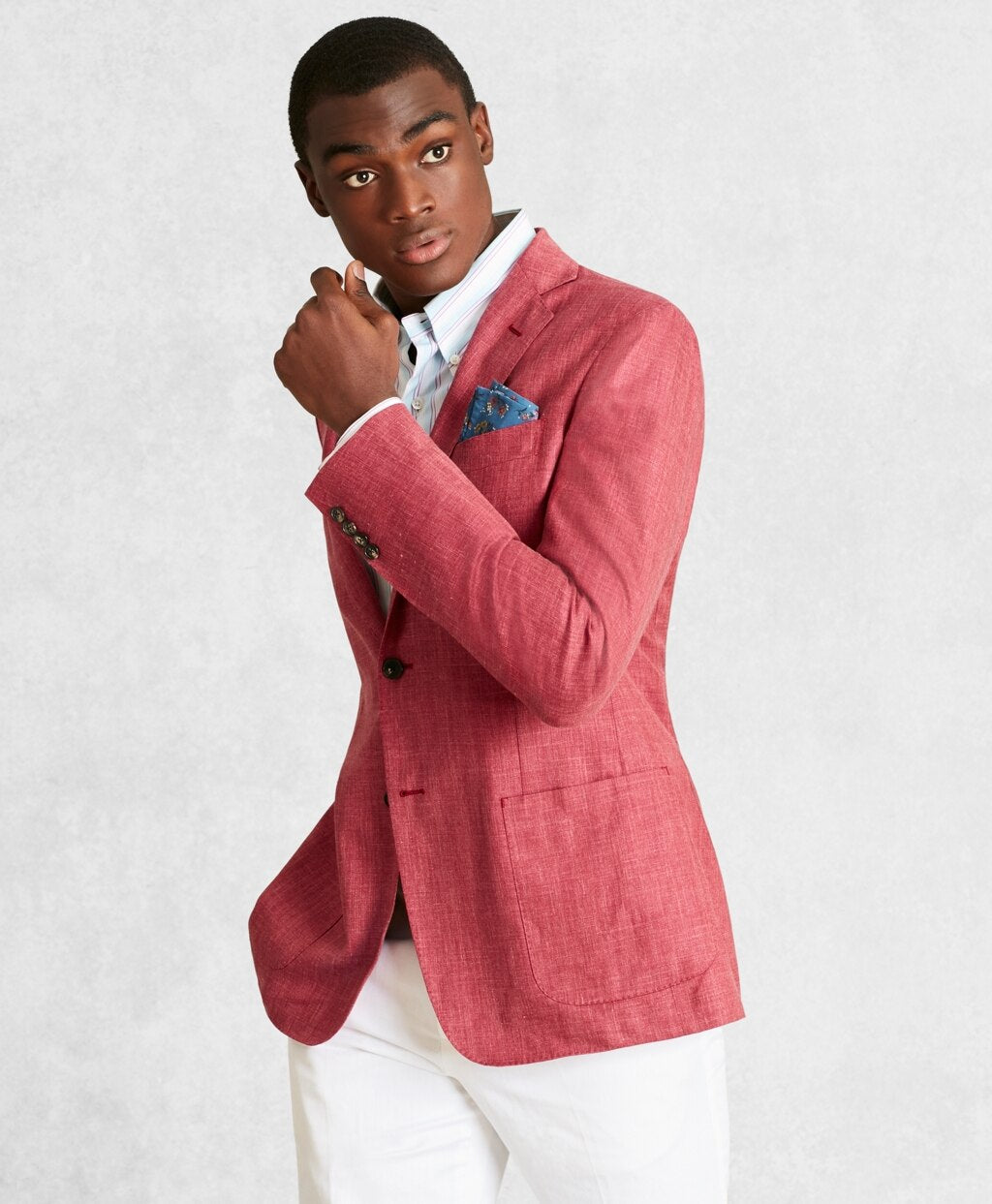Brooks Brothers Men Golden Fleece® Wool-Blend Twill Sport Coat