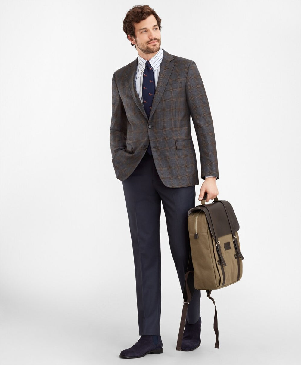 Brooks Brothers Men Regent Fit Multi-Plaid Sport Coat