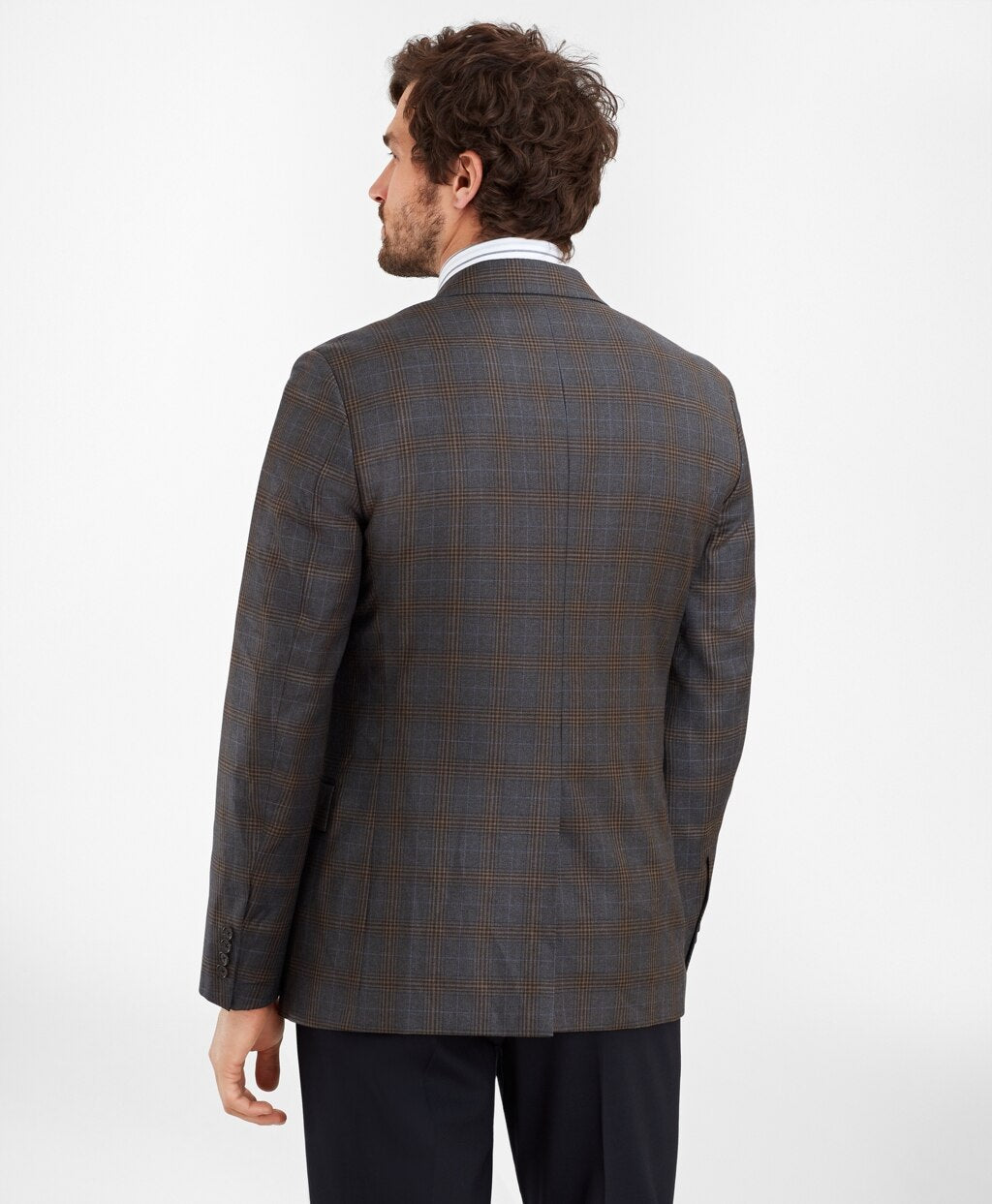 Brooks Brothers Men Regent Fit Multi-Plaid Sport Coat