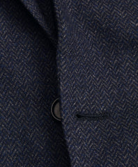 Brooks Brothers Men Regent Fit Two-Button Herringbone Knit Sport Coat