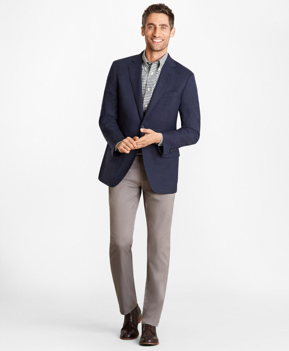 Brooks Brothers Men Madison Fit Hopsack Sport Coat