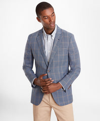 Brooks Brothers Men Milano Fit Multi-Plaid Sport Coat
