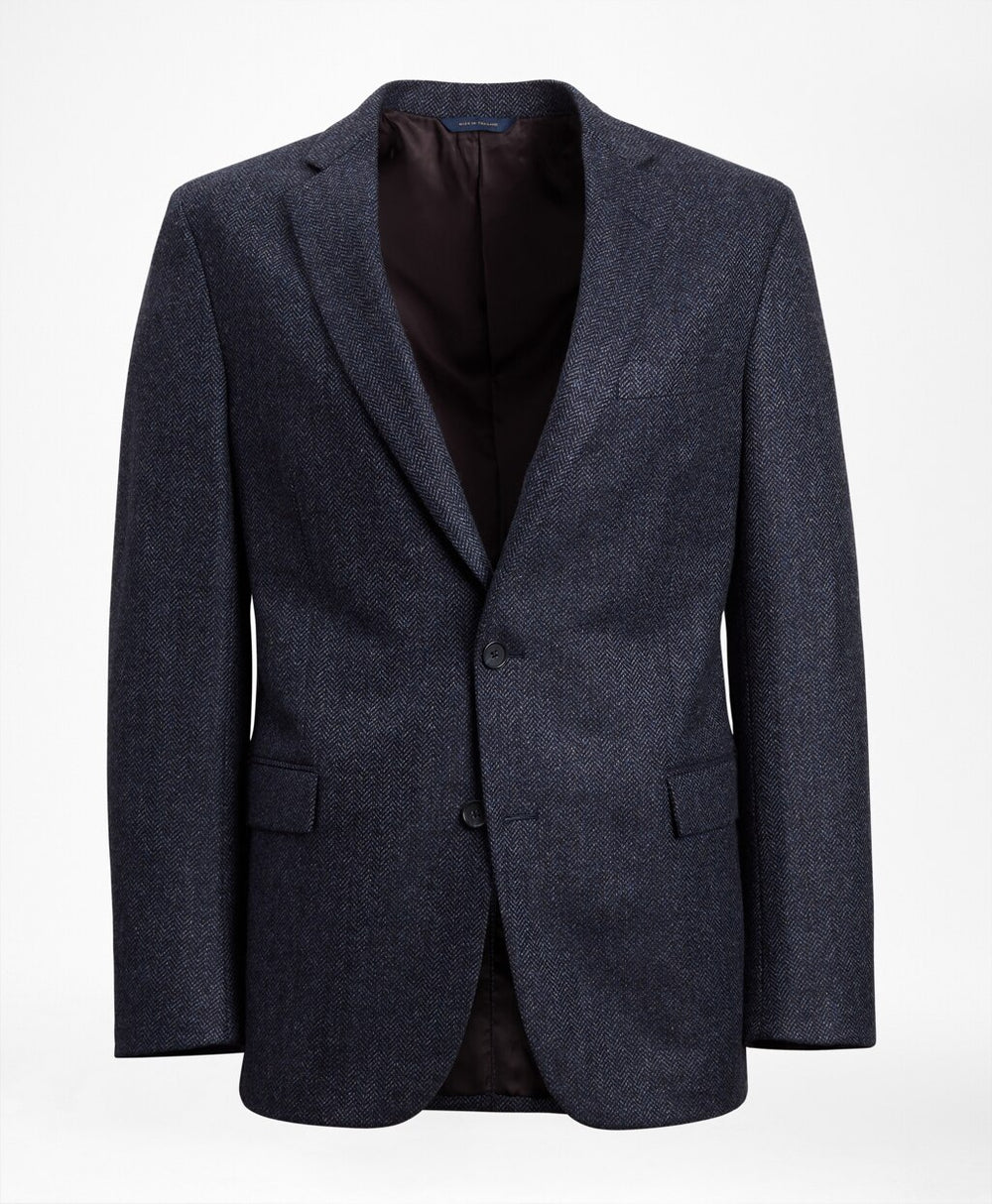 Brooks Brothers Men Regent Fit Herringbone Sport Coat