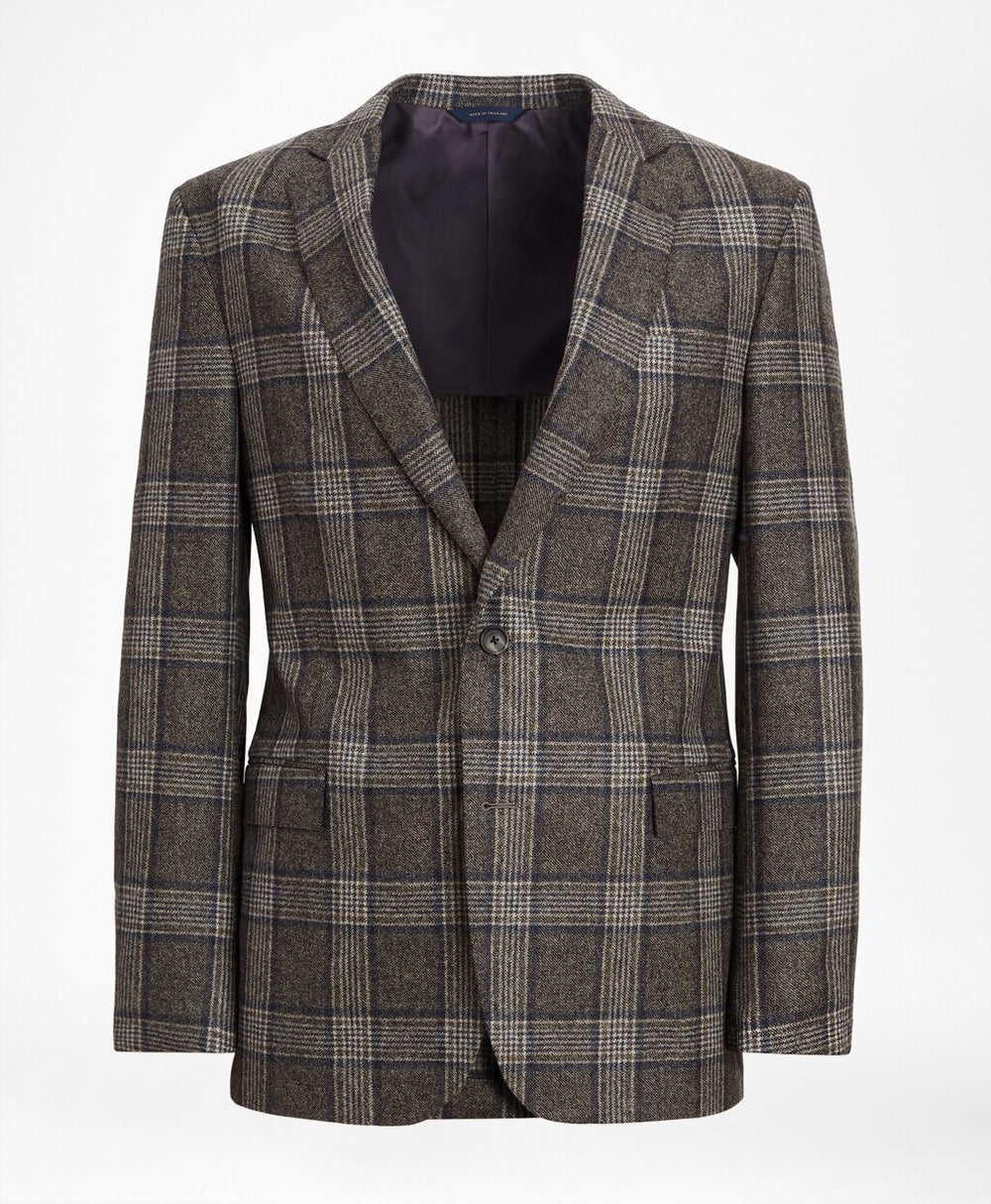 Brooks Brothers Men Regent Fit Large Check Sport Coat
