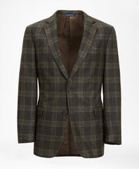 Brooks Brothers Men Regent Fit Green Plaid Sport Coat