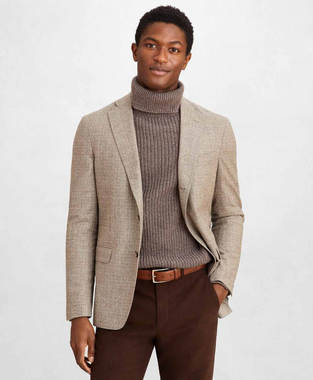 Brooks Brothers Men Golden Fleece® Three-Button Twill Sport Coat