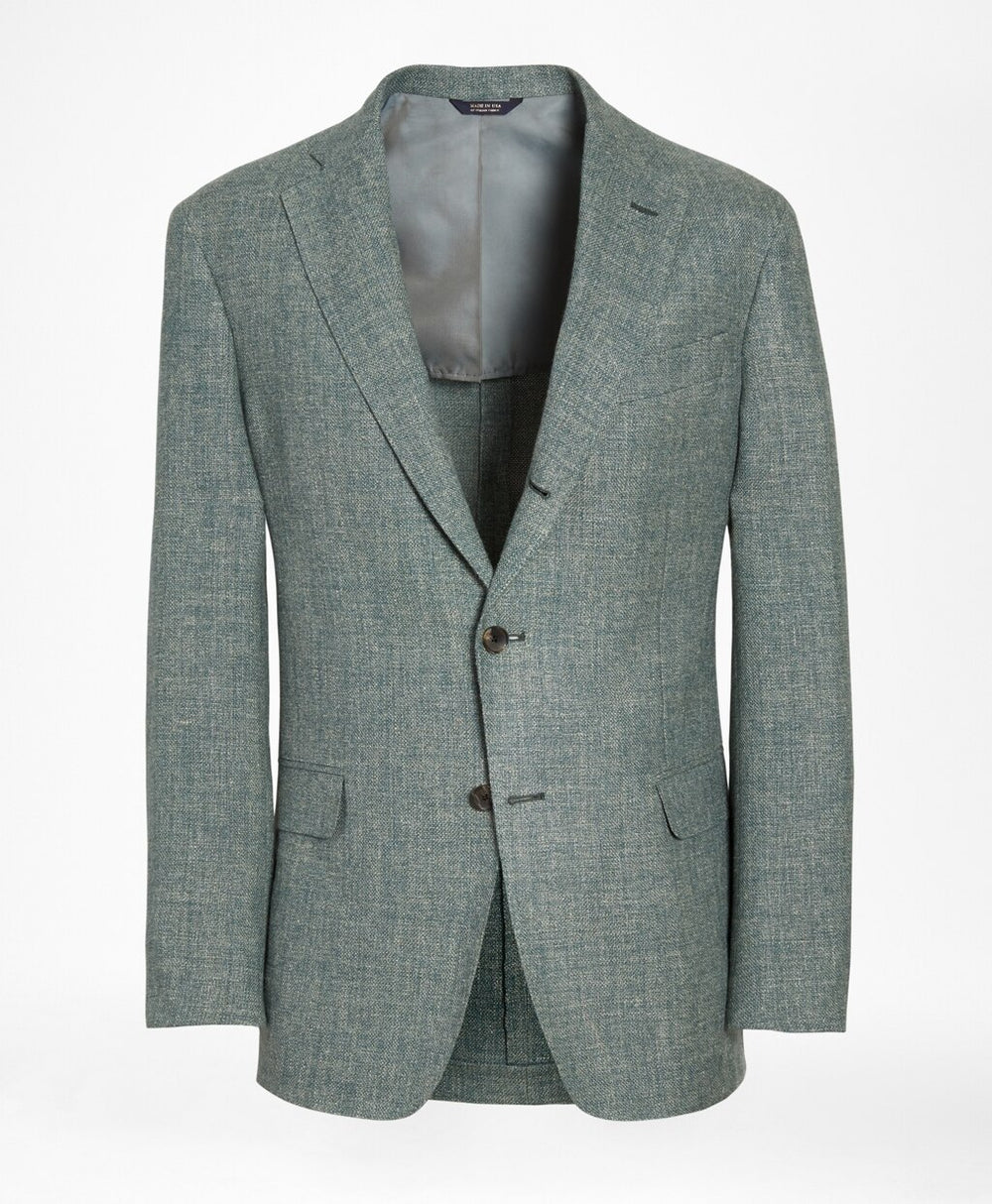 Brooks Brothers Men Golden Fleece® Three-Button Basketweave Sport Coat