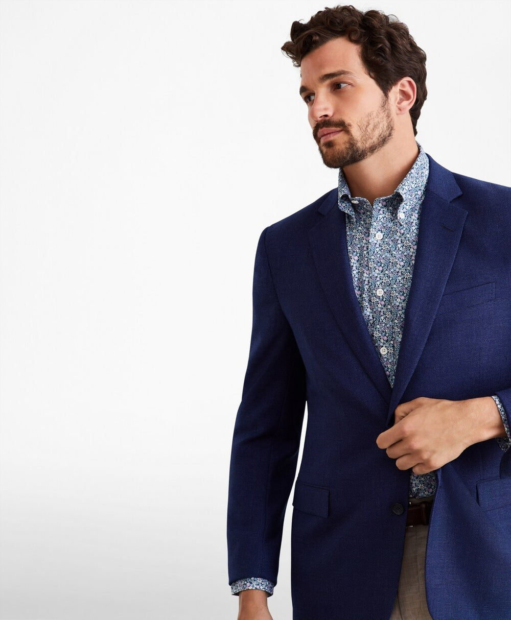 Brooks Brothers Men Regent Fit Hopsack Sport Coat