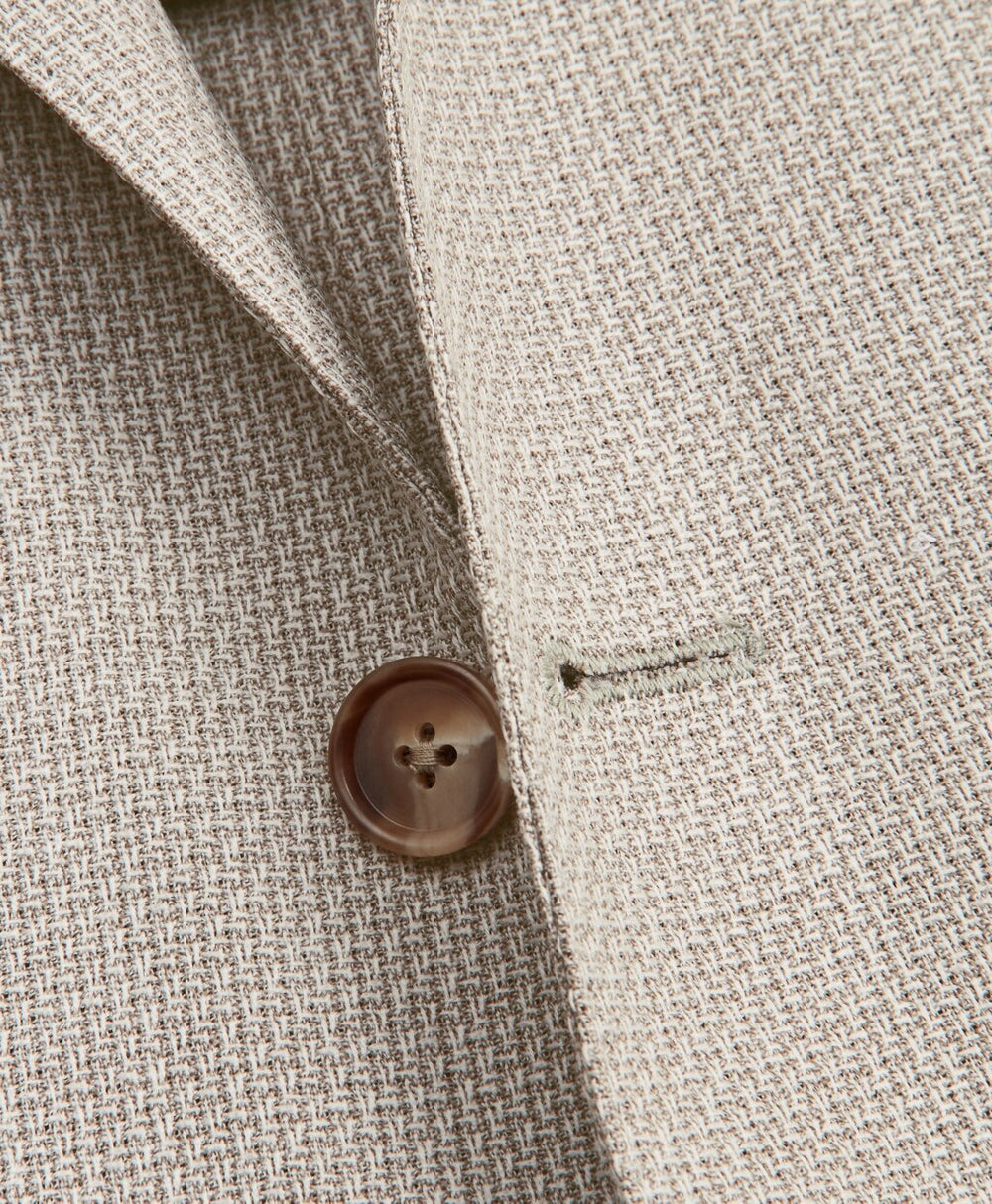 Brooks Brothers Men Regent Fit Three-Button Hopsack Sport Coat