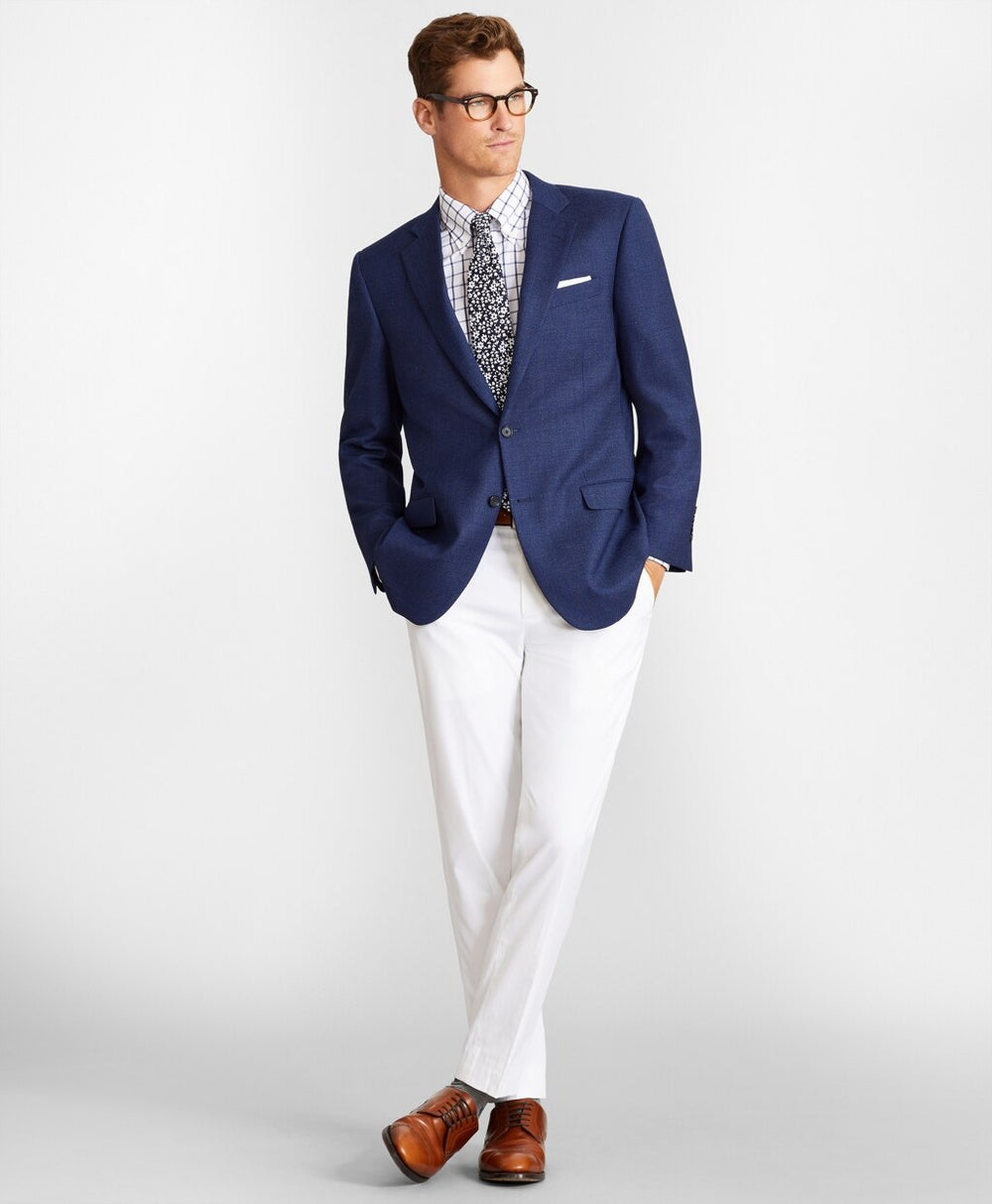 Brooks Brothers Men Madison Fit Hopsack Sport Coat