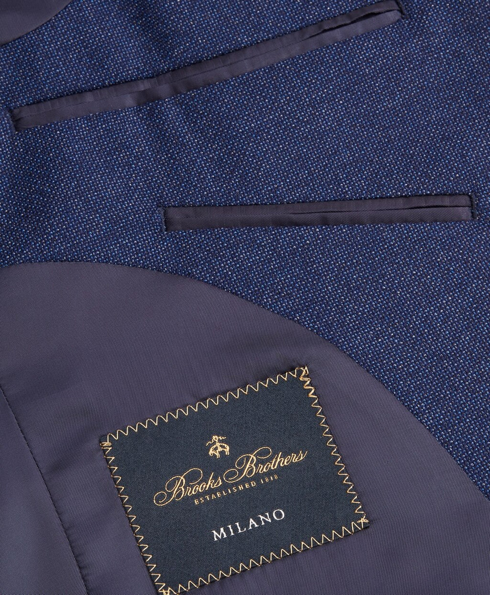 Brooks Brothers Men Milano Fit Hopsack Sport Coat