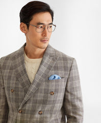 Brooks Brothers Men Regent Fit Double-Breasted Check Sport Coat