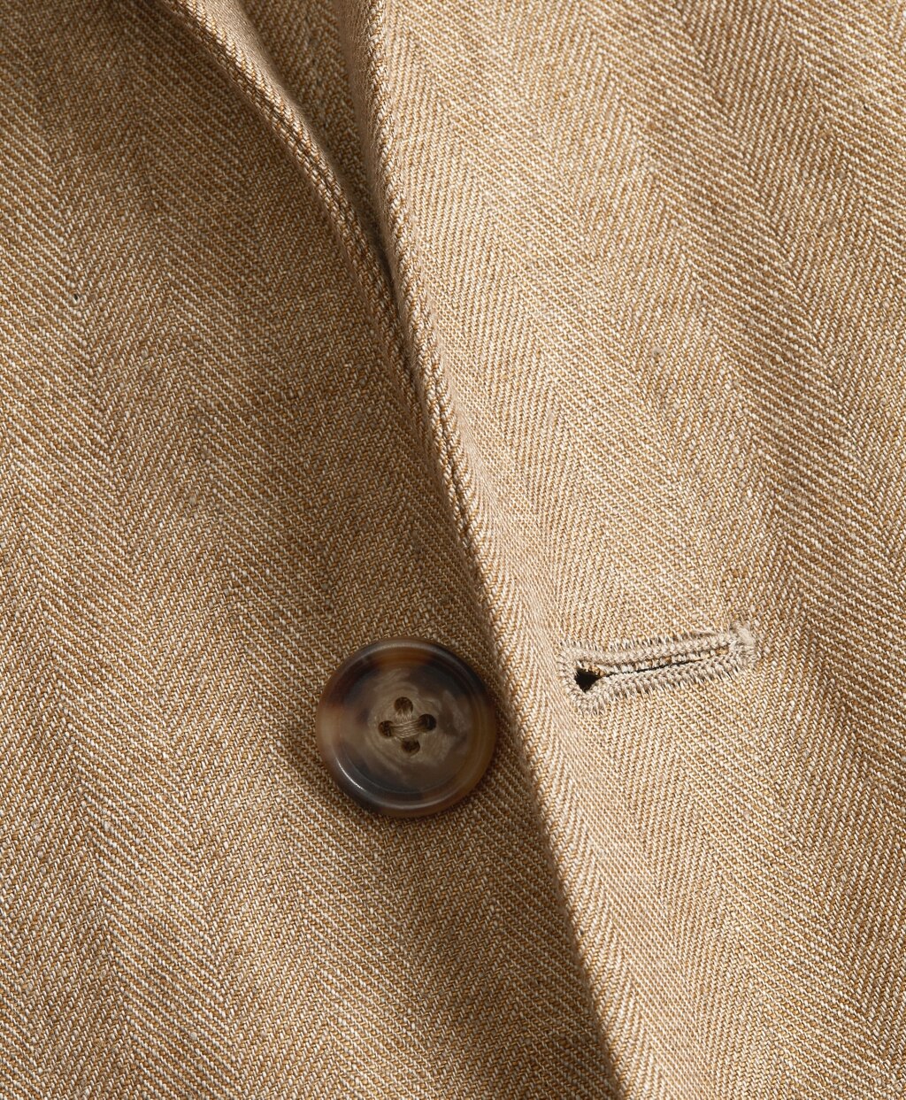 Brooks Brothers Men Regent Fit Two-Button Linen Sport Coat